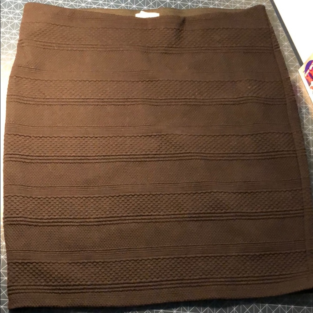 NWT Sz L Loft Skirt Dark Navy Blue